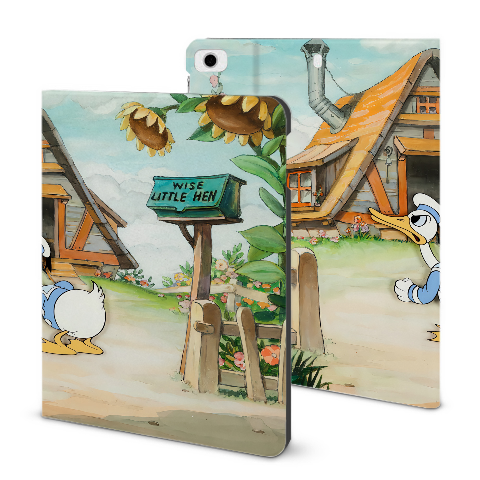 （画像用） ミッキーマウス Mickey Mouse IPad ケース ブック型 PUレザー TPU 耐衝撃 軽量 薄型 ペン収納なし 全面保護 IPad 各モデル対応